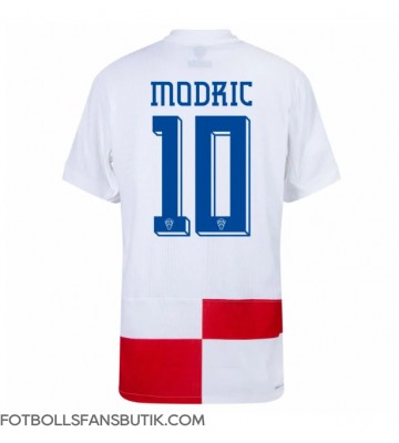 Kroatien Luka Modric #10 Replika Hemmatröja EM 2024 Kortärmad